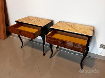 Coppia comodini vintage