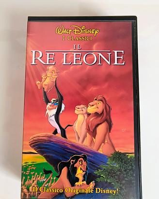 VHS Walt Disney Il Re Leone Originale