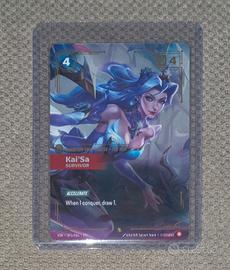 VEN Riftbound Kai'Sa Survivor + sleeve + Toploader