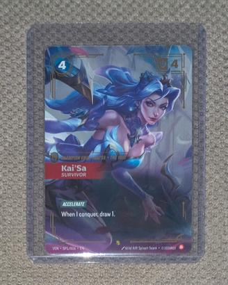 VEN Riftbound Kai'Sa Survivor + sleeve + Toploader