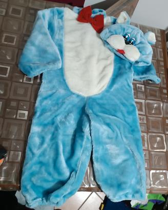 Costume halloween Lupo bambino 2/3 anni