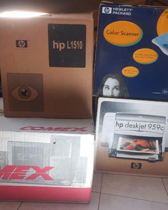 Pc fisso Pentium 4 + monitor + scanner + stampante