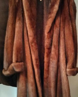pelliccia lunga in visone demi buff  taglia 42/44