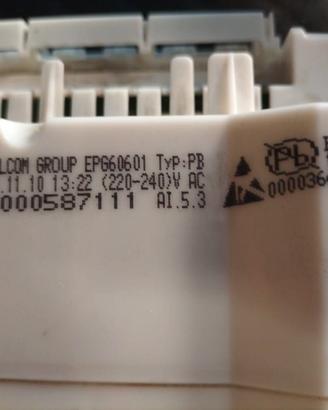 scheda elettronica lavastoviglie 9000587111
