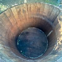 tino in legno vendemmia