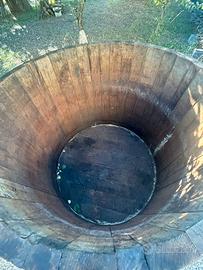 tino in legno vendemmia