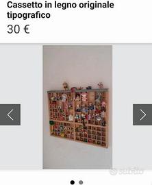 cassettiera x caratteri tipografica 