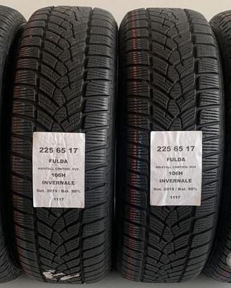 4 gomme 225 65 17 fulda a1117
