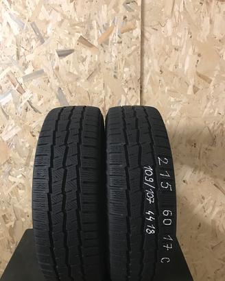 2 GOMME 215 60 17 MICHELIN M+S