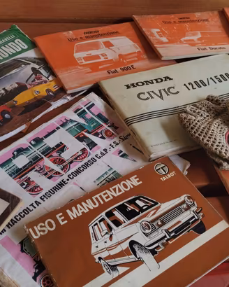Libretti Uso/Manutenzione Fiat/Honda/Talbot Leggi