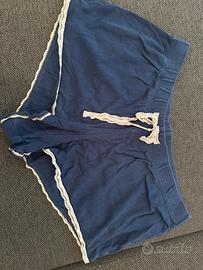 Pantaloncini blu donna