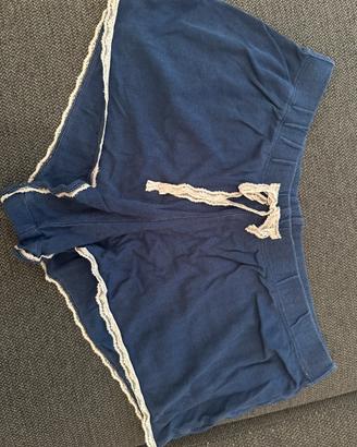 Pantaloncini blu donna