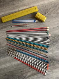 Set ferri da maglia e uncinetto