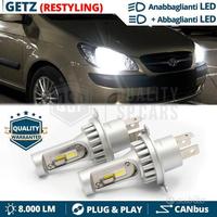Kit Luci LED H4 Per HYUNDAI GETZ 06-11 6500K 8000L