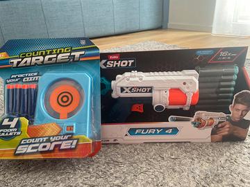 Nerf con 20 proiettili e bersaglio