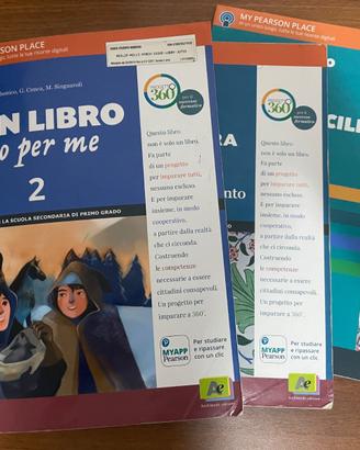 Un libro tutto per me 2 media Italiano (spedisco)