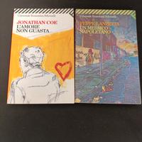 2 Libri Feltrinelli di Jonathan Coe e P. Lanzetta.