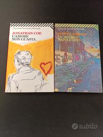 2 Libri Feltrinelli di Jonathan Coe e P. Lanzetta.