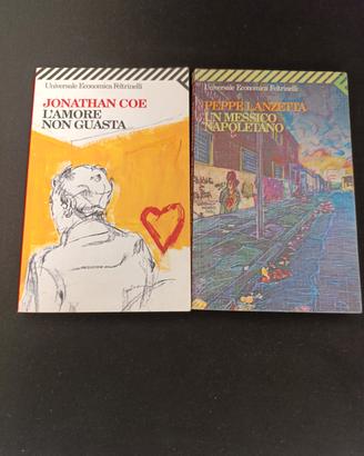 2 Libri Feltrinelli di Jonathan Coe e P. Lanzetta.