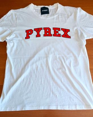 T-shirt Pyrex Bianca/Rossa XL