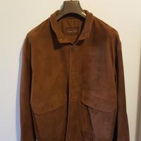 Giacca di pelle scamosciata