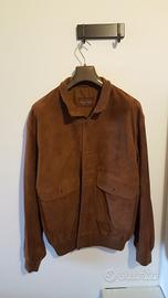 Giacca di pelle scamosciata