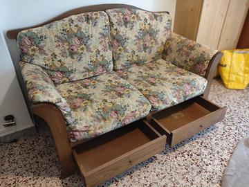 Divano 2 posti sfoderabile