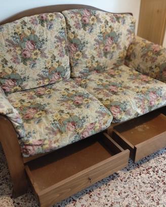 Divano 2 posti sfoderabile