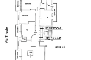 Appartamento con 2 ingressi