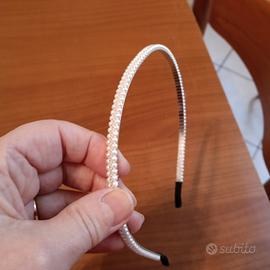 cerchietto bimba con perline 