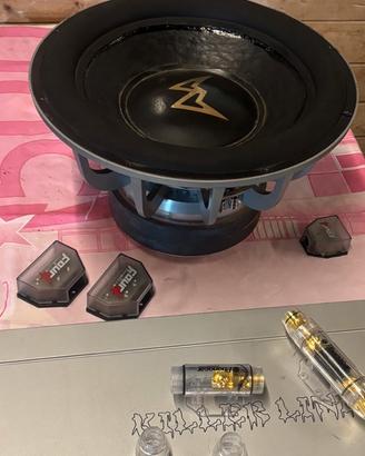 Subwoofer ascendant audio