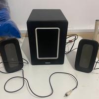 Impianto audio 2.1 per  TV,pc computer subwoofer