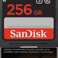 2 schede SD Sandisk Extreme pro 256 GB