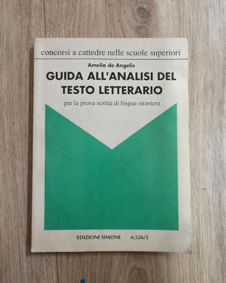 Guida all'analisi del testo letterario