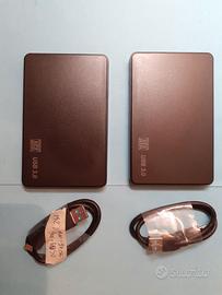 LOTTO DI 2 HD HITACHI ESTERNO USB 3.0 USATO DA 500