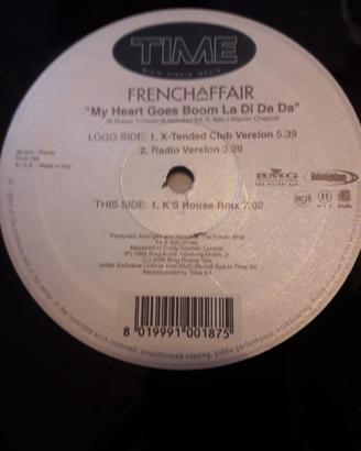 Vinile 45 FRENCH AFFAIR  -MY HEART GOES BOOM