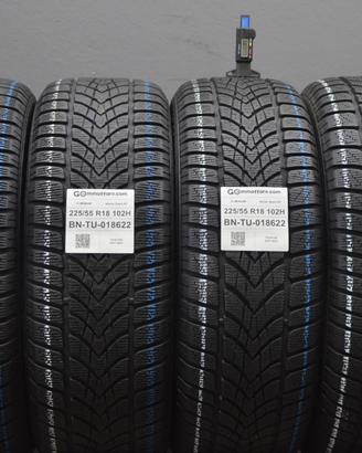 4 Pneumatici 225/55 R18 Dunlop Winter Sport 4 D
