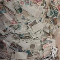 francobolli Italia usati 25 kg