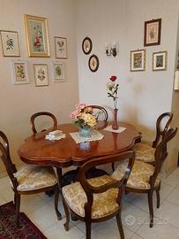 Elegante tavolo epoca fine 1800 con certificato
