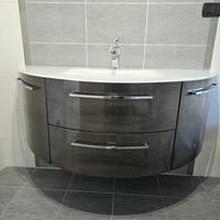 Mobile bagno sospeso con lavabo integrato 140cm