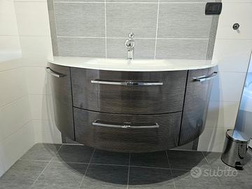 Mobile bagno sospeso con lavabo integrato 140cm