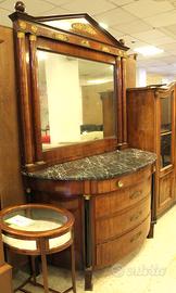 Mobile consolle Impero piano in marmo