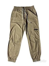 Pantaloni cargo jogger beige