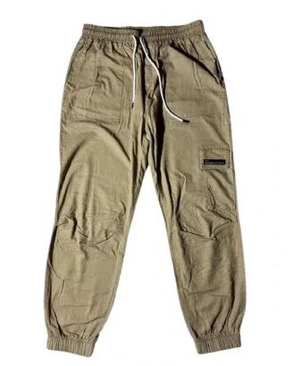 Pantaloni cargo jogger beige