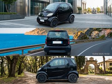 Smart fortwo nera a benzina cambio automatico
