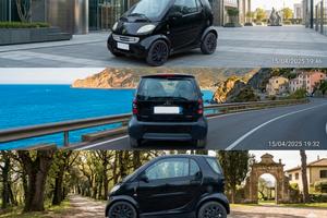 Smart fortwo nera a benzina cambio automatico