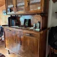 credenza radica anni 70 