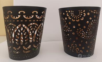 Portacandele in metallo 