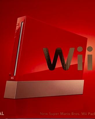 Wii nintendo rossa, accessori e giochi
