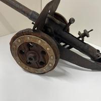 CANNONCINO SPARA PALLINI IN FERRO ANTICO